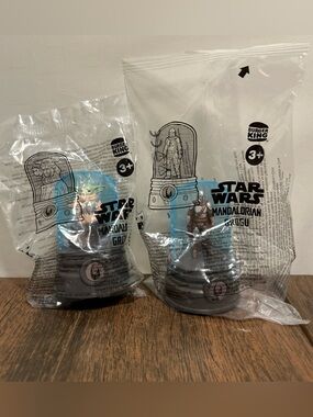 Burger King Mandalorian And Grogu Kids Meal Toys NEW 2 FIGURES 2026